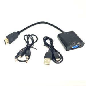 Converter HDMI To VGA With Audio And Power / Kabel / Konektor - Gambar 6