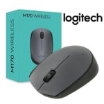 LOGITECH M170 Mouse Wireless Original Tanpa Kabel Garansi Resmi - Mouse Laptop Komputer PC Gaming Kantor Kerja USB Receiver Plug and Play Koneksi Stabil 10m Baterai Awet Ergonomis Ringan Click Responsif Murah Black Gray Blue