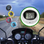 AOZBZ Dekorasi Motor Jam Mini Digital Watch Clock Waterproof IP64 - 118i Jam Digital Motor Tahan Air Jam Spedometer Motor Jam Sepeda Motor Jam Dashboard Motor Jam Mini Digital Speedometer Jam Motor Universal Aksesori Motor Waterproof