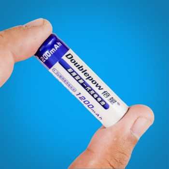 Doublepow Baterai AA Rechargeable Ni-MH 1200mAh 1.2V 1 PCS Isi Ulang Button Top untuk Remote TV AC Mainan Kamera Jam Elektronik Baterai A2 Bisa Dicas Tahan Pakai Bebas Merkuri Perlindungan Arus Pendek - Gambar 6