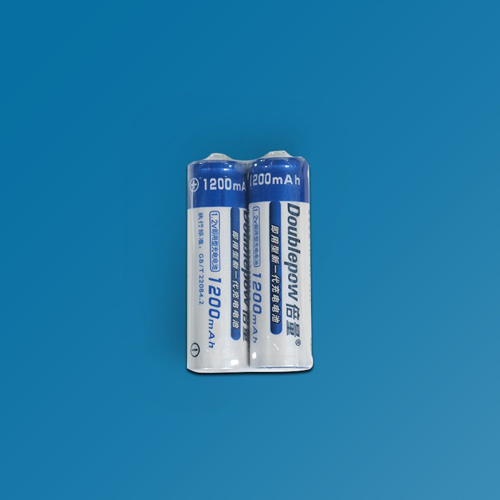 Doublepow Baterai AA Rechargeable Ni-MH 1200mAh 1.2V 1 PCS Isi Ulang Button Top untuk Remote TV AC Mainan Kamera Jam Elektronik Baterai A2 Bisa Dicas Tahan Pakai Bebas Merkuri Perlindungan Arus Pendek - Gambar 8