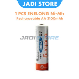 Enelong Baterai Rechargeable AA Ni-MH 1.2V 2100mAh 1 PCS - HR6 Baterai Cas Ulang AA Rechargeable Battery NiMH 1.2 Volt 2100 mAh Enelong Baterai Isi Ulang AA A2 Untuk Kamera Mainan Remote Senter Wireless Keyboard Mouse Baterai Tahan Lama Ramah Lingkungan - Gambar 4