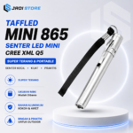TAFFLED Senter LED Mini Flashlight CREE XML Q5 Mini 865 Senter Telur Super Terang Portable Senter Saku Kecil Outdoor Camping Alat Penerangan Darurat Mati Lampu EDC Material Aluminium Kuat Awet Ringan High Quality Senter Tangan Kecil Mudah Dibawa Praktis