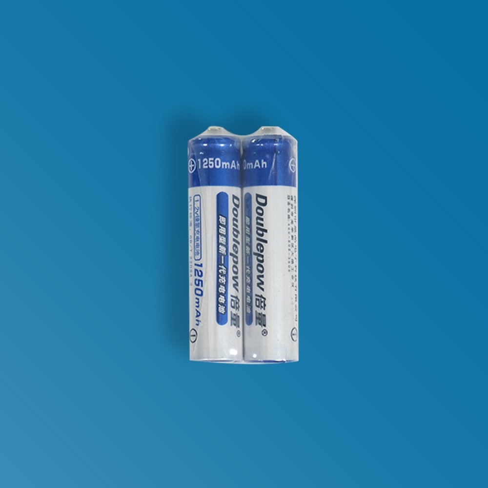 Doublepow Baterai AAA Rechargeable Ni-MH 1250mAh 1.2V 1 PCS Isi Ulang Button Top untuk Remote TV AC Mainan Jam Kamera dan Perangkat Elektronik Bisa Dicas Bebas Merkuri Perlindungan Arus Pendek - Gambar 6
