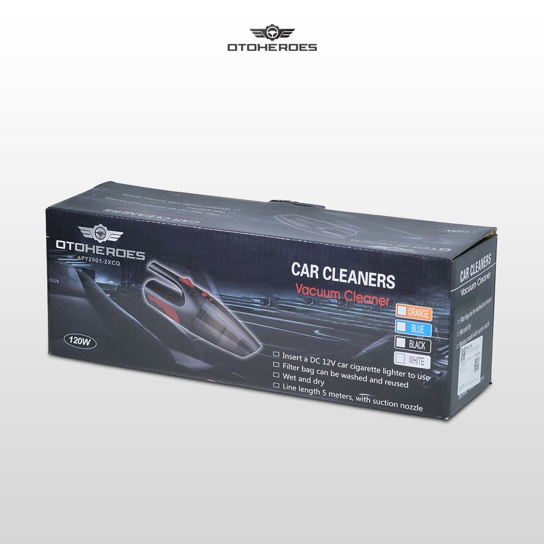 OTOHEROES Vacuum Cleaner Mobil 12V 120W APY2001-2XCQ Penyedot Debu Portable High Power dengan HEPA Filter Washable, 5 Nozzle, Cigarette Plug untuk Membersihkan Debu, Pasir, Remah Makanan dan Bulu Hewan - Gambar 10