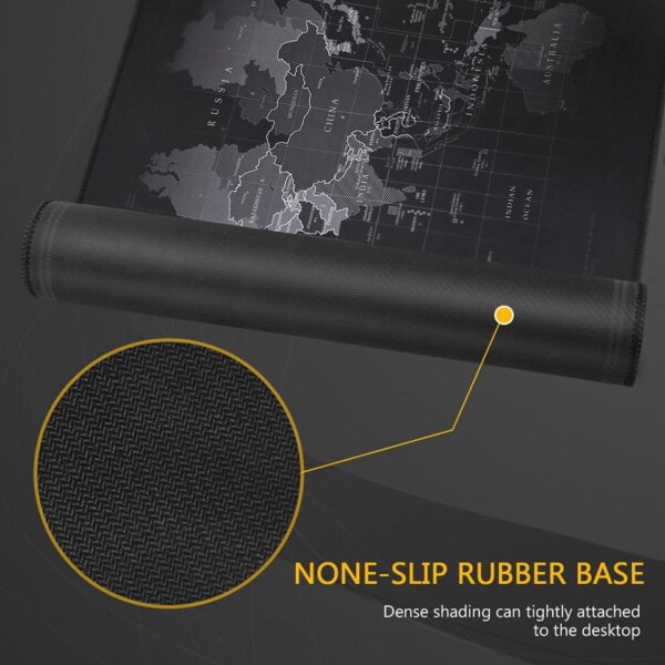 300 x 600 Mouse Pad Mousepad Gaming Desk Mat Motif Peta Dunia 300 x 600 mm 30 x 60cm - Gambar 4