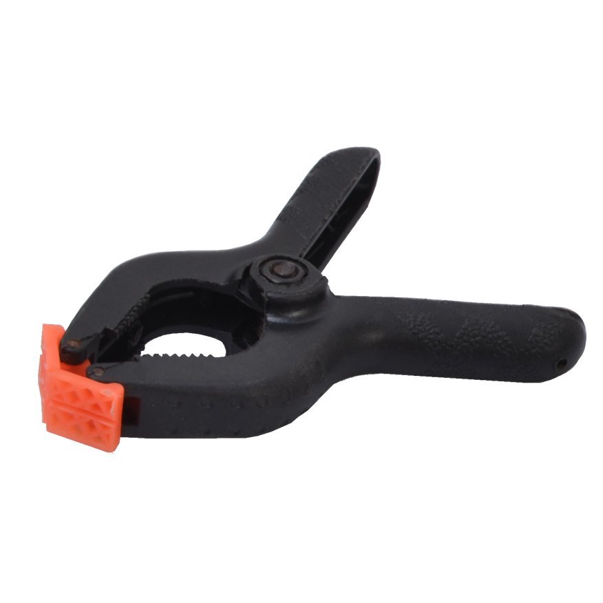 TaffSTUDIO PB-A06 Klip Jepit Backdrop 2 Inch Clamp Fotografi Studio Pegas Kuat Anti Slip Penjepit Kain Background Foto dengan Mulut Bergerigi Bukaan Maksimal 30mm Bahan Plastik untuk Stand Backdrop dan Papan Kayu Woodworking - Gambar 2