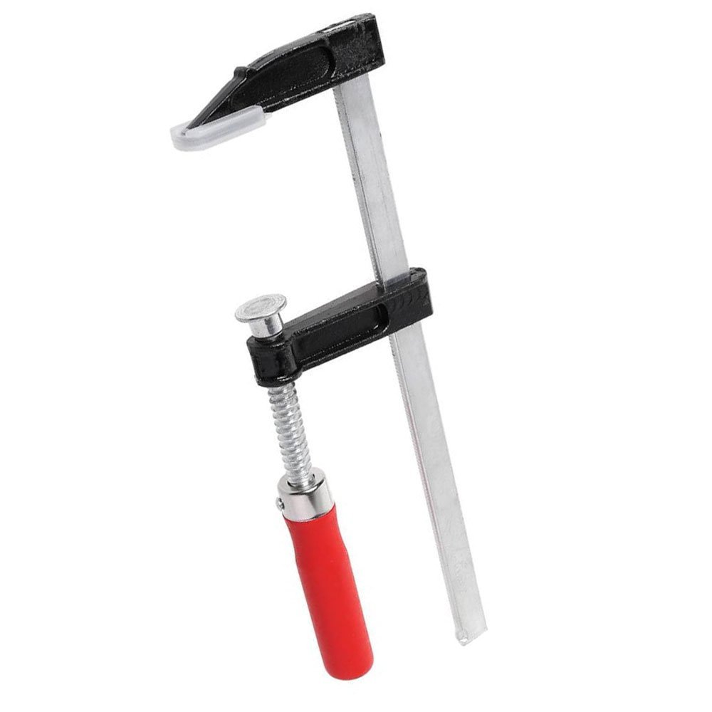 Taffware DEC04 F Clamp Kayu 50x200mm Klem Jepit Papan Heavy Duty Woodworking Penjepit Kayu Aluminum Alloy Handle Rubber Daya Jepit Kuat untuk Menyatukan Kayu Pertukangan Bangunan dan Kebutuhan Tukang Kayu - Gambar 4