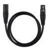 1M Kabel XLR M/F OFC Microphone Karaoke Shielded 1M Kabel Aux Audio Microphone XLR Male to Female - Gambar 2