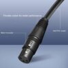 1M Kabel XLR M/F OFC Microphone Karaoke Shielded 1M Kabel Aux Audio Microphone XLR Male to Female - Gambar 5