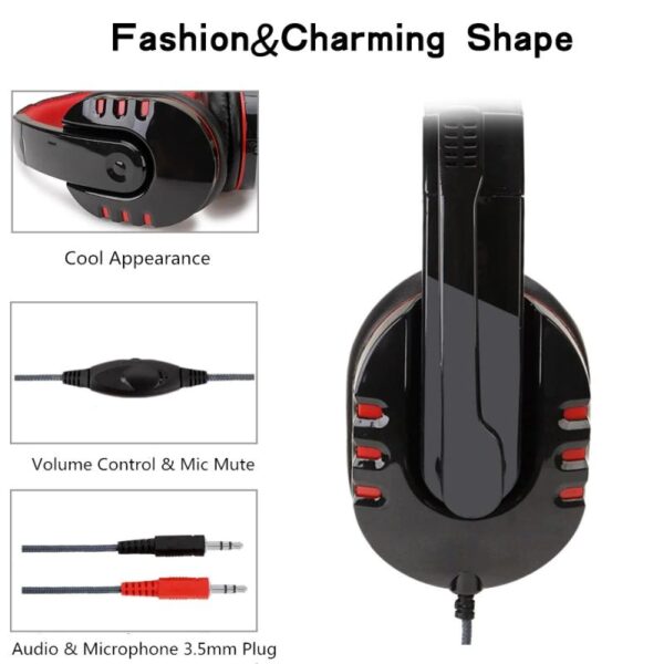 Headphone Gaming Headphone Gaming Murah Head Phone Gaming Head Phone Game Head Phone Gaming Murah Head Phone Gaming Bass - Gambar 2