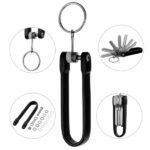 Gantungan Kunci U-Shape Key Holder Tempat Gantungan Kunci Organizer Aluminium