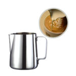 150 ML Gelas Pitcher Gelas Pitcher Kopi Gelas Pitcher Stainless Gelas Pitcher Latte Art Gelas Pitcher Espresso Gelas Pitcher Kopi Espresso Latte Art