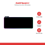 TaffGO RGB-01 Mouse Pad Gaming Besar LED RGB Mousepad XL Desk Mat 80x30cm Alas Mouse Komputer Laptop Anti Slip Mouse Pad RGB Nyala Lampu LED Gaming Setup Mousepad Tebal Halus Untuk Game - Gambar 8