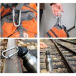 LIXADA Carabiner Gantungan Tas Quickdraw Aluminium Alloy - AT7600 Kait Karabiner Gantungan Kunci Outdoor Hook Climbing Carabiner Snap Hook Hiking Camping Ringan dan Kuat Aksesoris Peralatan Panjat Gunung Travel