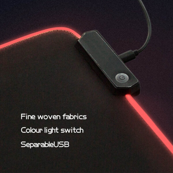 Mouse Pad Gaming Mouse Pad RGB Mouse Pad XL Mouse Pad Besar Mousepad Gaming Mousepad Gaming RGB - Gambar 2