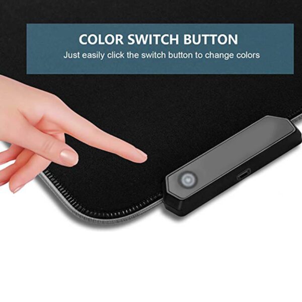 Mouse Pad Gaming Mouse Pad RGB Mouse Pad XL Mouse Pad Besar Mousepad Gaming Mousepad Gaming RGB - Gambar 4