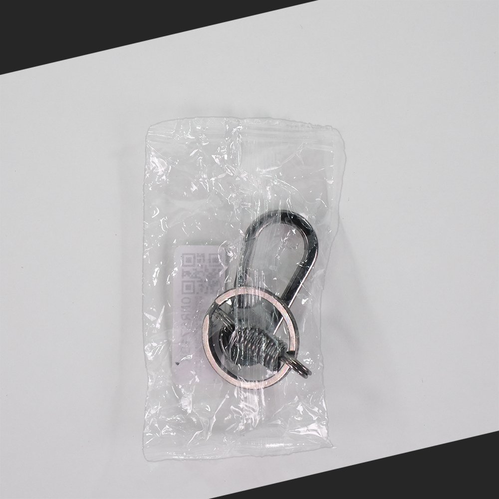 Taffware Carabiner Gantungan Kunci Black Per Spring Keychain Stainless Steel SN14 Pengait Karabiner EDC Kait Tas Sabuk Botol Outdoor Anti Karat Pegas Kuat Ringan untuk Camping Hiking Perlengkapan Harian - Gambar 7