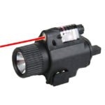 Laser Merah Laser Senapan Senter Senapan Tactical Quick Release Rail Mount + Laser 5mW