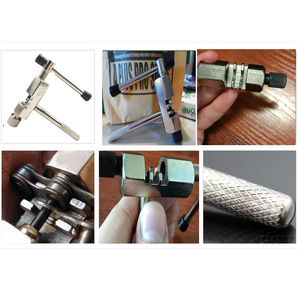 TaffSPORT JLQ-01 Chain Breaker Pemotong Rantai Sepeda Silver Alat Pemutus Rantai Sepeda Portable Material Carbon Steel Kuat Ukuran 82 x 70.5 mm untuk Perawatan dan Pemotongan Rantai Sepeda yang Praktis dan Mudah Dibawa - Gambar 10