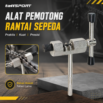 TaffSPORT JLQ-01 Chain Breaker Pemotong Rantai Sepeda Silver Alat Pemutus Rantai Sepeda Portable Material Carbon Steel Kuat Ukuran 82 x 70.5 mm untuk Perawatan dan Pemotongan Rantai Sepeda yang Praktis dan Mudah Dibawa - Gambar 7
