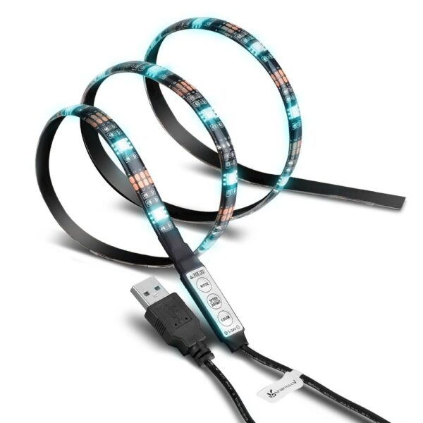 LED Strip LED Strip RGB LED Strip RGB 5050 LED Strip 5050 LED 5050 Strip Waterproof 90cm with Controller USB 5V - Gambar 4