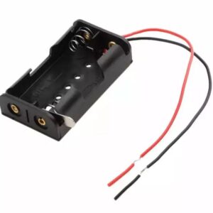 2 Slot Battery Holder Case Kotak Dudukan Baterai AA 2 Slot dengan Kabel Tempat Batre A2 Plastik untuk DIY Elektronik Mainan Proyek Arduino Tempat Battery Box Praktis Koneksi Stabil Mudah Dipasang - Gambar 3