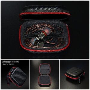 TaffSTUDIO Zenith Case Earphone EVA Protective Bag - B001 Headset Pouch Case Tempat Headset Organizer Travel Case Pouch Earphone Charger Kabel USB Powerbank Aksesoris Gadget Penyimpanan Portable - Gambar 5