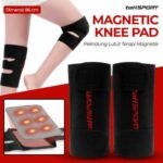 TaffSPORT Pelindung Lutut Terapi Magnetik Knee Pad A-7720 Deker Lutut Terapi Pelindung Lutut Terapi Magnetik Dekker Lutut Health Knee Support Terapi Lutut Nyeri Pegal Cedera Olahraga Pelindung Sendi Knee Brace Elastis Nyaman