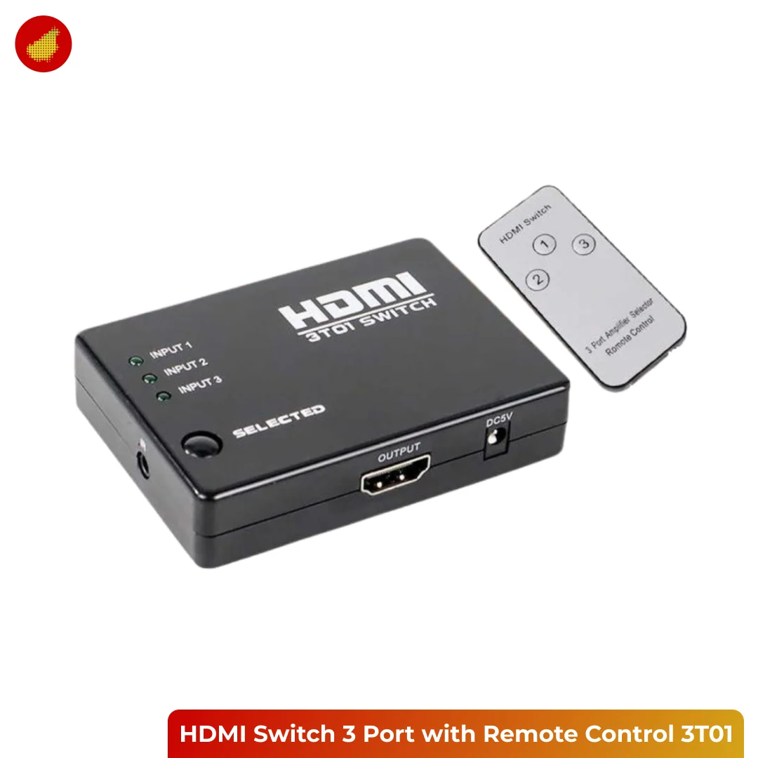 HDMI Switch 3 Port 3 in 1 Out Full HD 1080P dengan Remote Control Switcher Selector Hub untuk Laptop PC PS3 PS4 STB TV Box DVD Player Xbox ke TV LED Monitor Proyektor Plug and Play Tanpa Power - Gambar 4