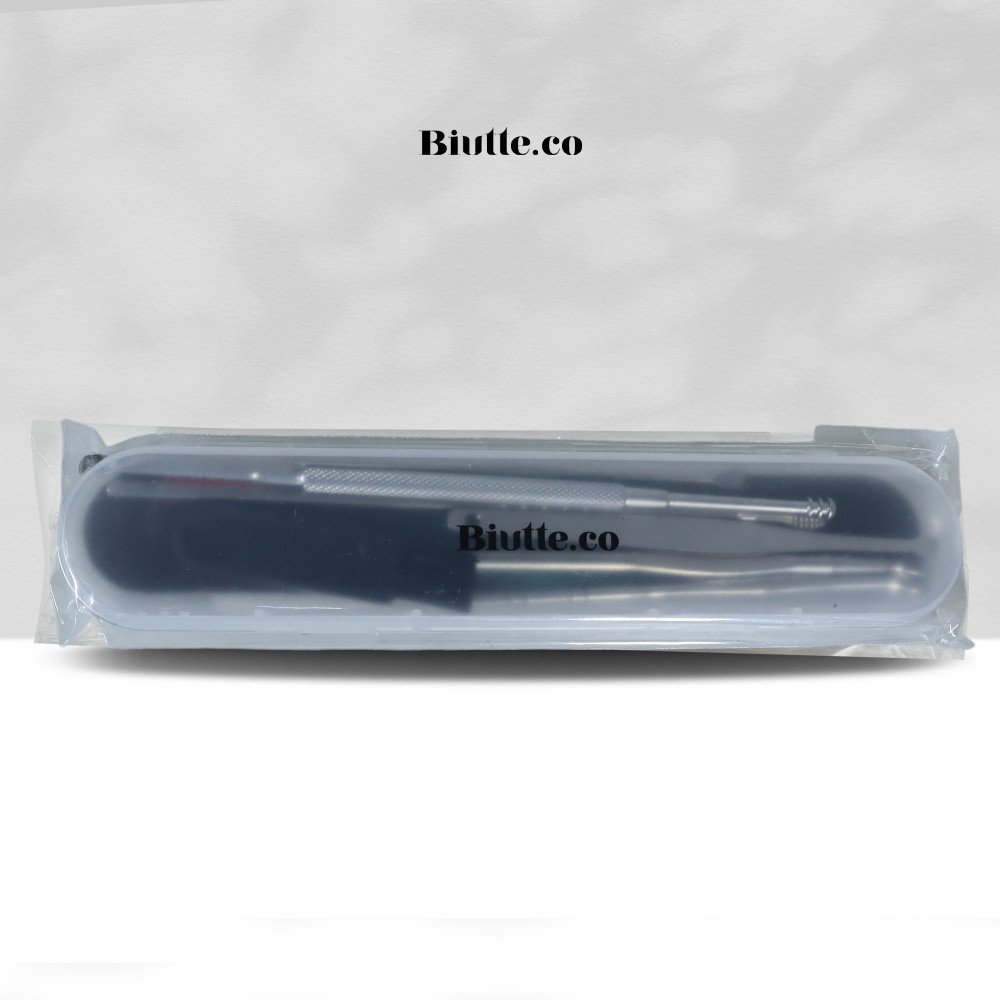Biutte.co Pembersih Telinga 7 PCS Ear Wax Picker JC7 Korek Kuping Stainless Steel Set 7 in 1 Alat Pembersih Kotoran Telinga dengan Berbagai Bentuk Kepala untuk Dewasa Bayi Perawatan Telinga - Gambar 9