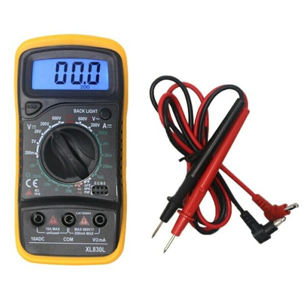 Multimeter Multi Meter Digital Multitester Multi Tester Digital Mini Digital Multimeter AC/DC Voltage Tester Avometer Avo Meter - Gambar 3