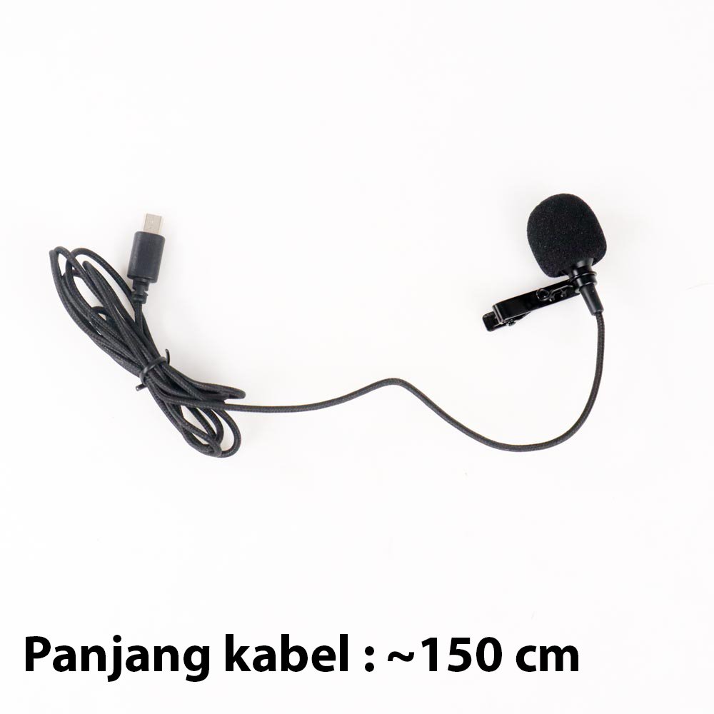 ONLENY Mic Eksternal USB Stereo untuk GoPro Hero 3/4 Mini USB 5 Pin Microphone Clip On Action Camera Portable Mikrofon Rekaman Audio Jernih untuk Vlog Video Podcast Konten Kamera Aksi DZ0288 Black - Gambar 7
