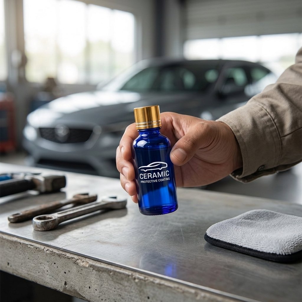 PROCOAT P9H Auto Ceramic Coating Mobil Motor 9H 30ml Cairan Poles Body Anti Scratch Anti Gores Hydrophobic Nano Glass Pelindung Cat Kendaraan Tahan Panas untuk Perawatan dan Proteksi Permukaan Body Mobil - Gambar 6