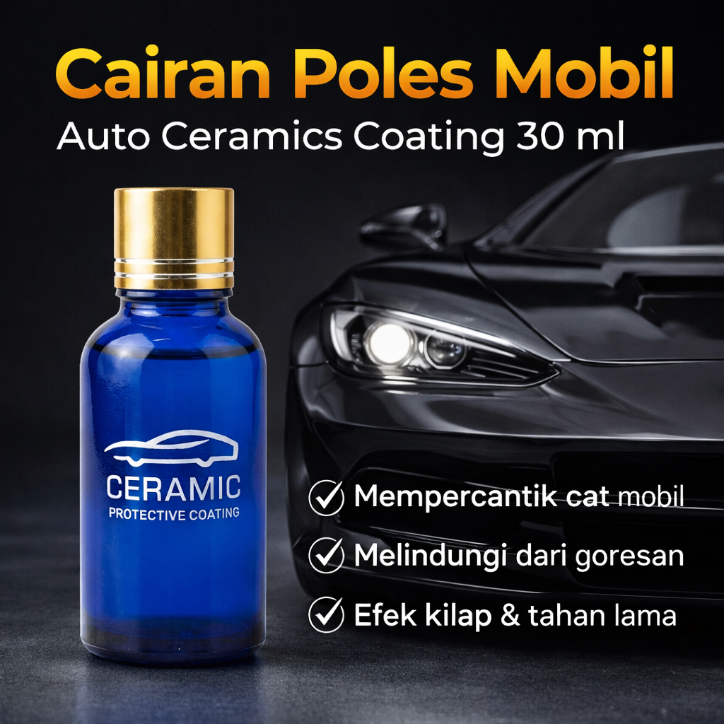 PROCOAT P9H Auto Ceramic Coating Mobil Motor 9H 30ml Cairan Poles Body Anti Scratch Anti Gores Hydrophobic Nano Glass Pelindung Cat Kendaraan Tahan Panas untuk Perawatan dan Proteksi Permukaan Body Mobil - Gambar 4