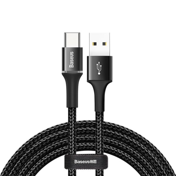 Kabel Baseus Halo Type C 2m Kabel Baseus Type C Fast Charging Cable Baseus Type C Baseus Tipe C 2m Baseus Tipe C LED - Gambar 4
