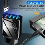 Adaptor Charger Batok Charger Kepala Charger Kepala Charger USB Fast Charging QC3.0 4 Port 48W