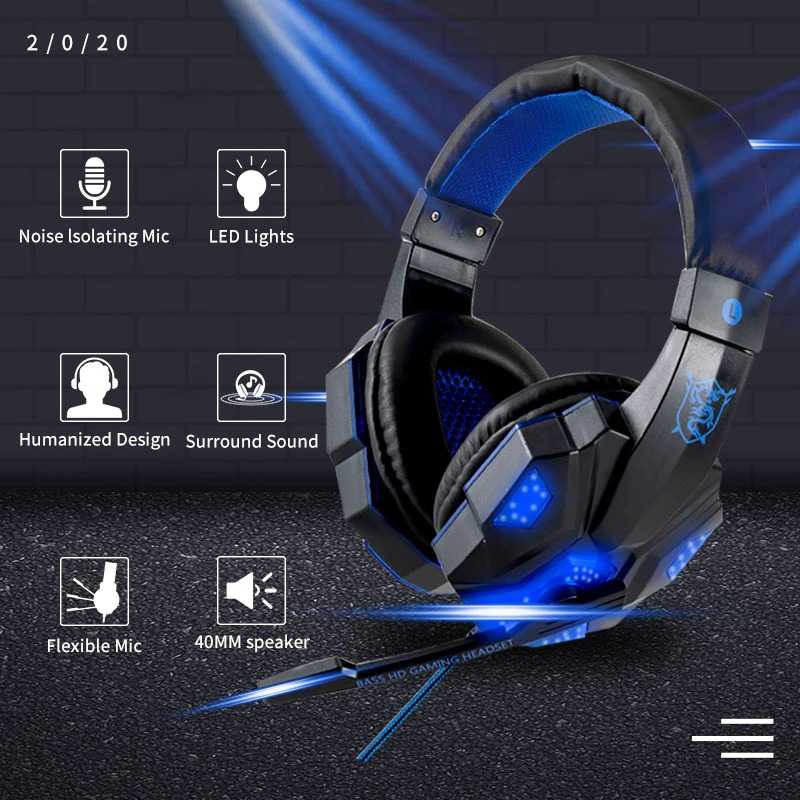 Headphone Gaming Head Phone Gaming Gaming Headphone Headset Super Bass