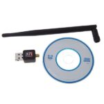 Wireless Adapter Wifi Wireless Adaptor Wifi Penangkap Wifi Untuk PC Komputer Laptop USB Wireless Adapter 150Mbps