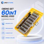 Obeng Set Reparasi Gadget Smartphone Magnetic 60in1 Model 6100 Screwdriver Tools Kit Lengkap untuk HP iPhone Laptop Elektronik Ujung Presisi Kecil Multifungsi Praktis untuk Servis & DIY