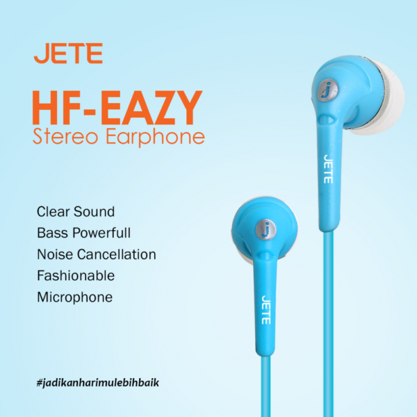 Earphone Jete Eazy Candy Headset Eazy Candy Handsfree Jete Eazy Candy - Gambar 2