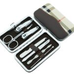 Toolset Perawatan Kuku Telinga Alis Set Perawatan Kuku Telinga Alis Alat Perawatan Set Kuku Manicure Pedicure Telinga Alis 7 PCS Portable
