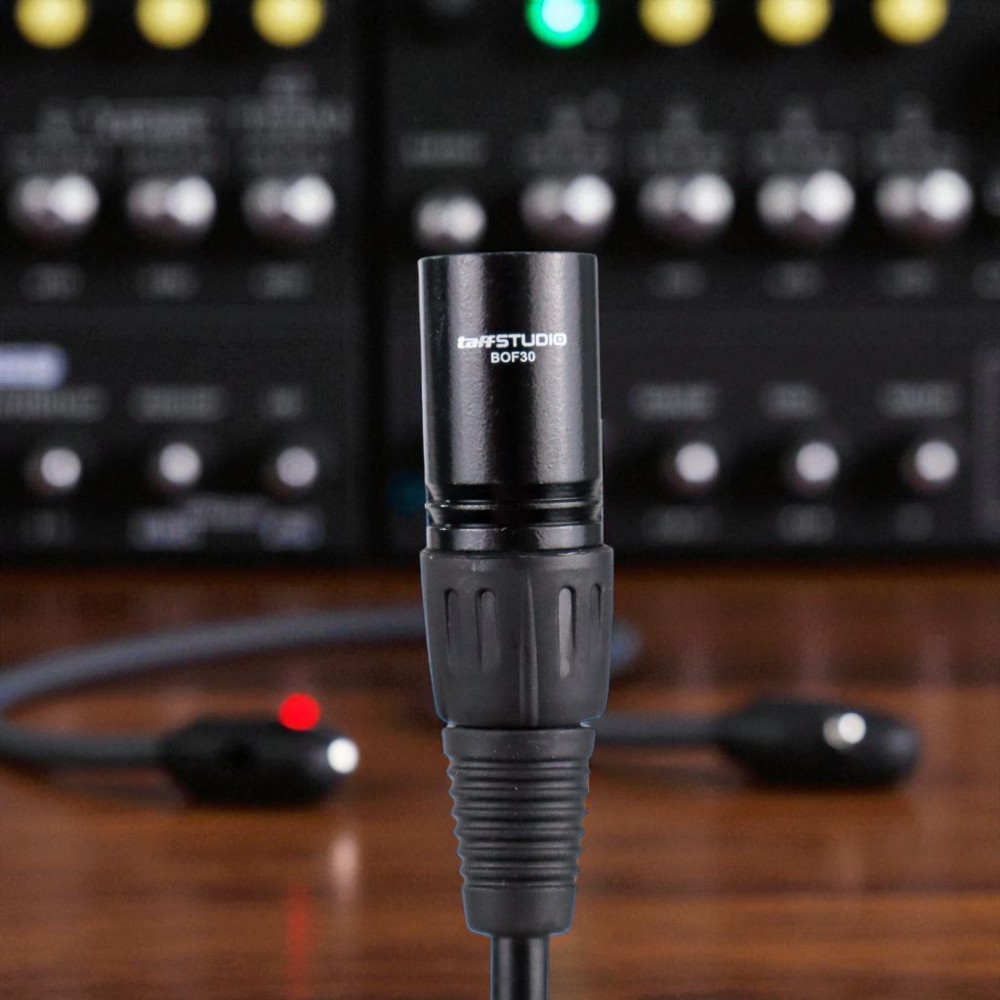 TaffSTUDIO BOF30 Kabel XLR Male to Female 3M OFC Microphone Karaoke Shielded Anti Noise - Kabel Mic 3 Pin untuk Mixer Amplifier Soundcard Speaker Recording Studio Panggung Audio Profesional Suara Jernih Tahan Lama - Gambar 5