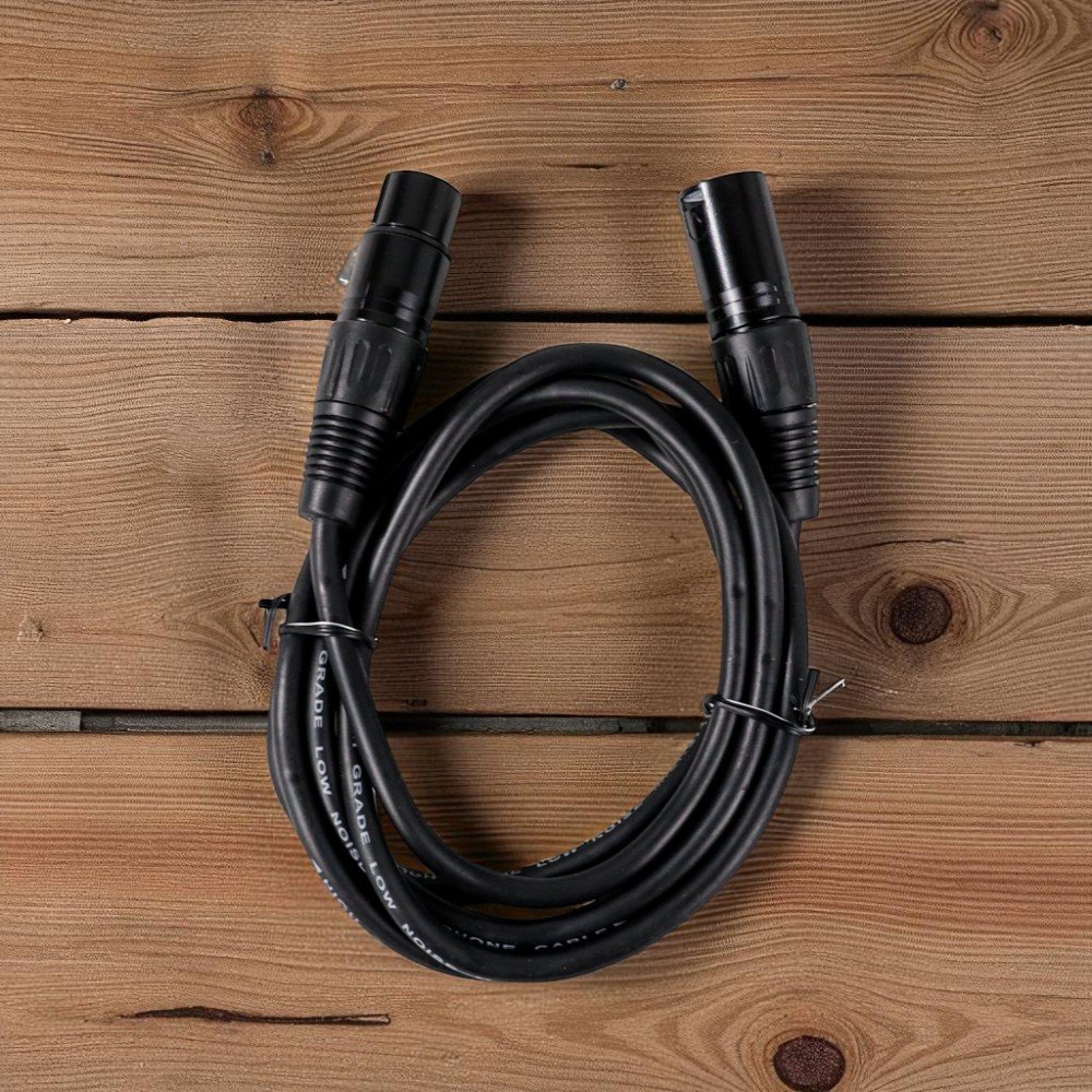 TaffSTUDIO BOF30 Kabel XLR Male to Female 1.8M OFC Microphone Karaoke Shielded Anti Noise - Kabel Mic 3 Pin untuk Mixer Amplifier Soundcard Speaker Recording Studio Panggung Audio Profesional Suara Jernih Tahan Lama Black - Gambar 3