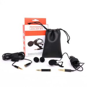 Taffware Mikrofon Professional Lavalier Microphone Clip 3.5mm - Q10 Mic Clip On HP Laptop PC Mikrofon Kabel Mik Klip Lavalier Microphone Deluxe Mic Clip On Suara Jernih Mic Interview Mic Podcast Microphone PC Laptop Mic HP Mic Profesional Clip On 3.5mm - Gambar 8