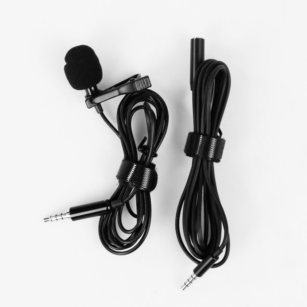 TaffSTUDIO Q10 Microphone Clip On 3.5mm Lavalier Omnidirectional Mikrofon Jepit untuk HP Smartphone DSLR Laptop PC Podcast Vlog Recording Konten Video Live Streaming Karaoke Pidato dengan Adapter AUX - Gambar 10
