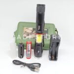 Senter COB Vanstar Senter COB Senter LED COB Senter LED Super Terang Paket Senter LED Torch Cree XM-L T6 8000 Lumens