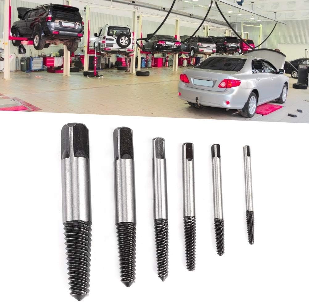 Taffware TL00170 Mata Bor Pembuka Baut Rusak 5in1 Screw Extractor Broken Screw Remover HSS, Alat Buka Baut Dol dan Baut Macet untuk Bor, Ukuran 1/8 hingga 9/16 Inch, Storage Box Praktis - Gambar 7