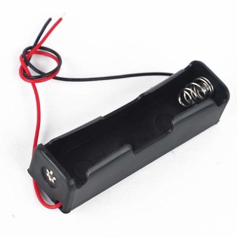 Holder Baterai 18650 1 Slot Dudukan Tempat Baterai Lithium dengan Kabel untuk DIY Elektronik Arduino Lampu LED Power Bank Robotik Koneksi Stabil Material Kokoh Mudah Dipasang - Gambar 6
