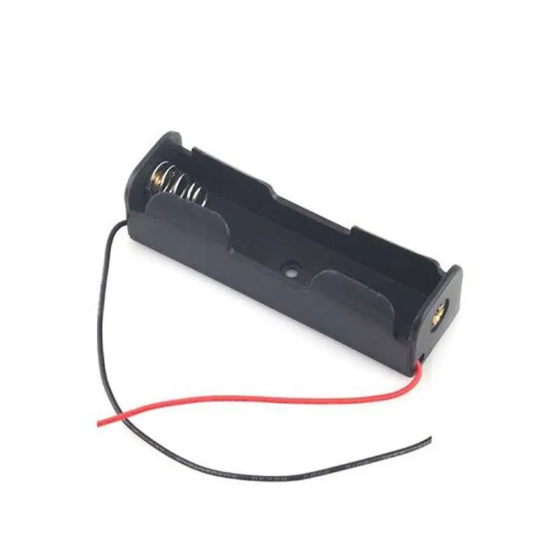 Holder Baterai 18650 1 Slot Dudukan Tempat Baterai Lithium dengan Kabel untuk DIY Elektronik Arduino Lampu LED Power Bank Robotik Koneksi Stabil Material Kokoh Mudah Dipasang - Gambar 4